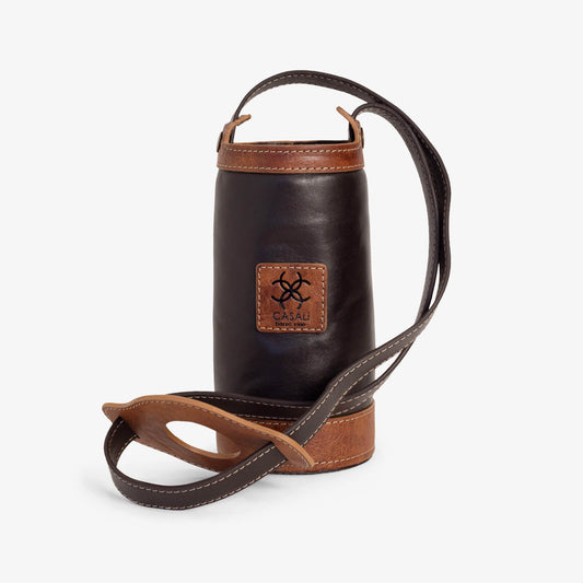 Casali Amalfi Single handcrafted full-grain leather wine tote