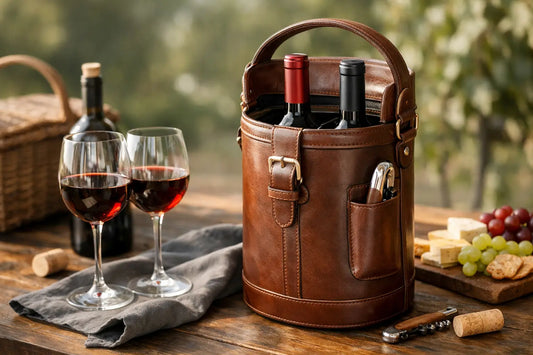 Why Choose a Top Grain Leather Wine Carrier