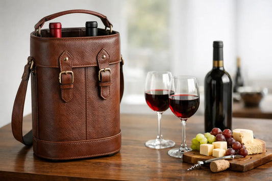 Why a Double Bottle Leather Wine Carrier Wins