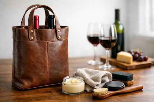 Top Grain Leather Care Guide for Wine Totes